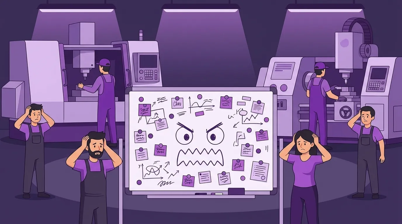 Why Your 50-Person Shop is Losing Margin to a Whiteboard and a Gut Feeling